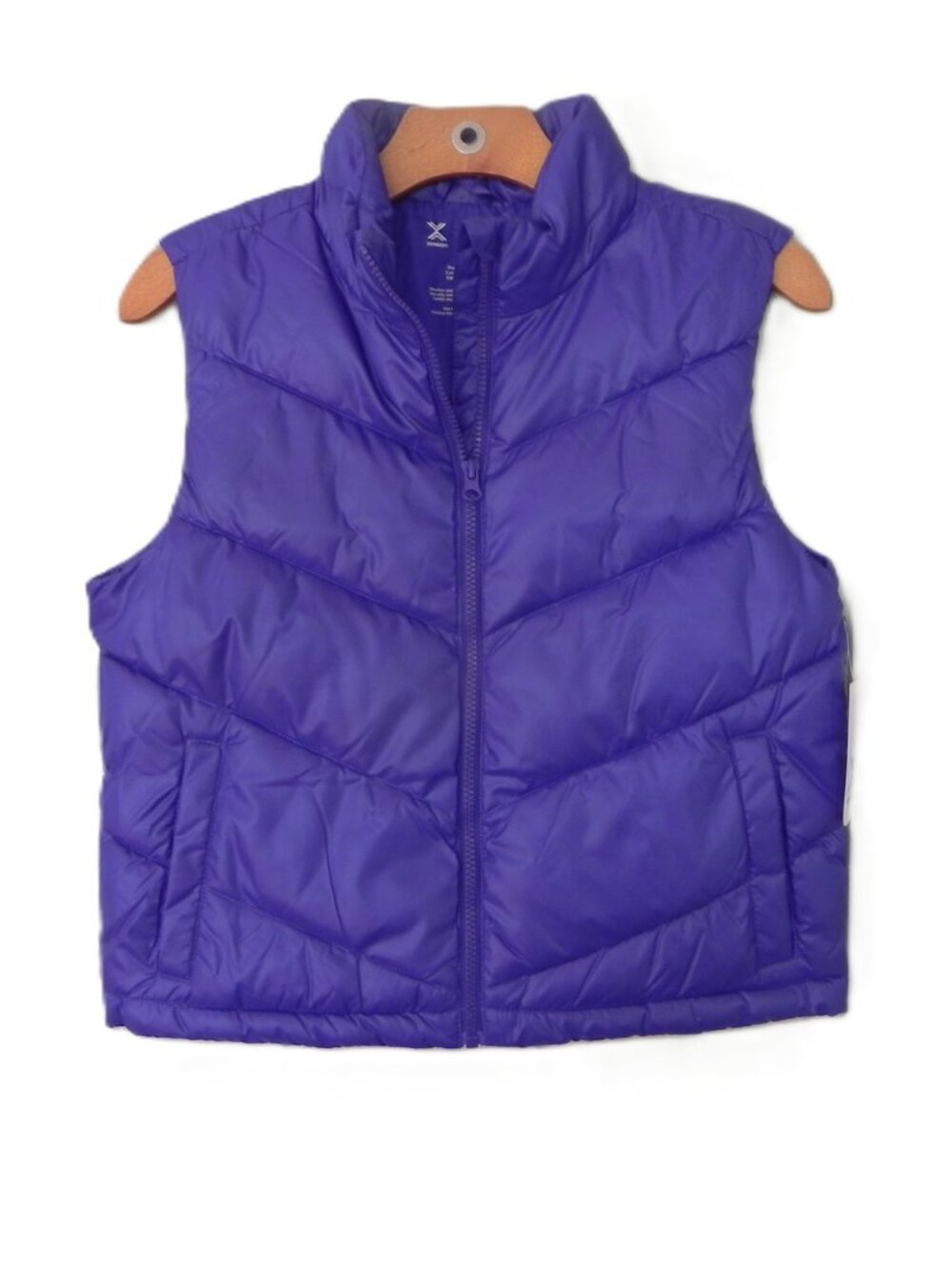 NWT Xersion Puffer Vest Purple Girls Size XL-16 NWT